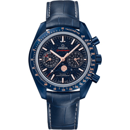 Speedmaster Moonphase Chronograph Master Chronometer Blue Side of the Moon Aventurine