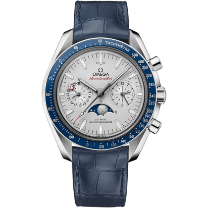 Speedmaster Moonphase Chronograph Master Chronometer Platinum / Silver / Diamond