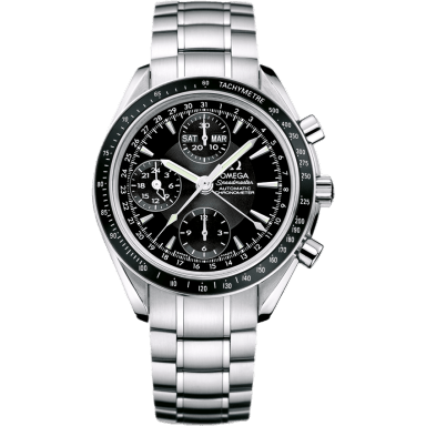 Speedmaster Day-Date 40 Stainless Steel / Black / Bracelet