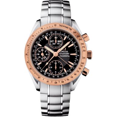 Speedmaster Day-Date 40 Stainless Steel / Red Gold / Black / Bracelet