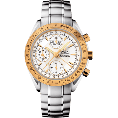 Speedmaster Day-Date 40 Stainless Steel / Yellow Gold / Silver / Bracelet