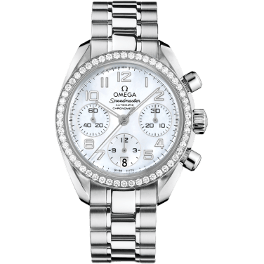 Speedmaster Date 38 Stainless Steel / Diamond / MOP / Bracelet
