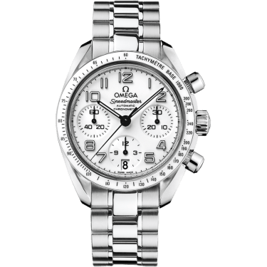 Speedmaster Date 38 Stainless Steel / White / Bracelet