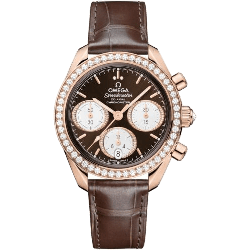 Speedmaster Date 38 Sedna Gold - Diamond / Brown