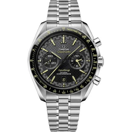 Speedmaster Super Racing Master Co-Axial Stainless Steel / Black / Bracelet