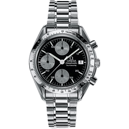 Speedmaster Date 39 Stainless Steel / Black - Silver / Bracelet