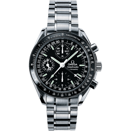 Speedmaster Day Date 40 Stainless Steel / Black / Bracelet