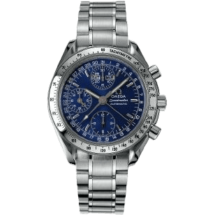Speedmaster Day-Date 39 Stainless Steel / Blue / Bracelet