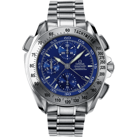 Speedmaster Split-Seconds Stainless Steel / Blue / Bracelet