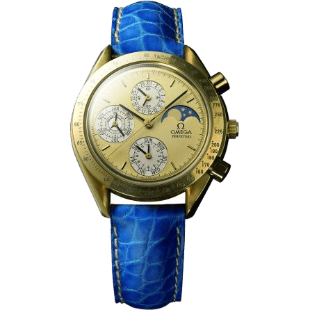Speedmaster Perpetual Calendar Yellow Gold / Champagne /