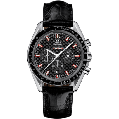 Speedmaster Racing Chronometer Stainless Steel / Carbon Black