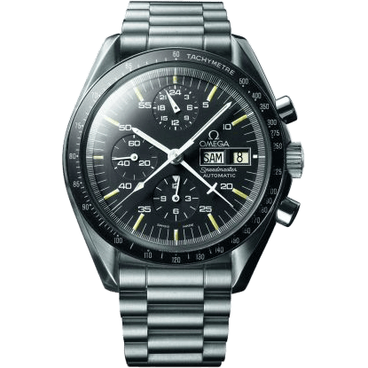 Speedmaster Automatic Stainless Steel / Black / Bracelet / Holy Grail