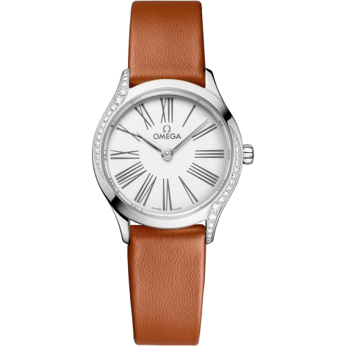 Mini Trésor Quartz 26 Stainless Steel - Diamond / White Enamel
