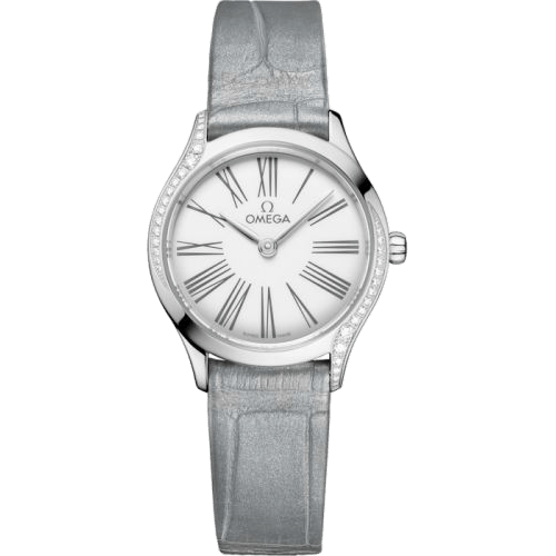 Mini Trésor Quartz 26 Stainless Steel - Diamond / White Enamel