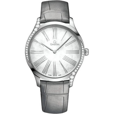 De Ville Trésor 39 Stainless Steel / MOP - Roman / Alligator