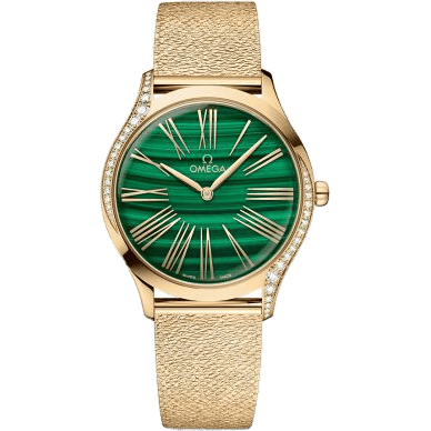 De Ville Trésor 36 Moonshine Gold / Malachite / Bracelet