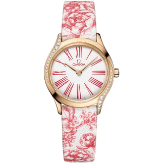 Mini Trésor Quartz 26 Moonshine Gold - Diamond / White - Rose / Toile de Jouy