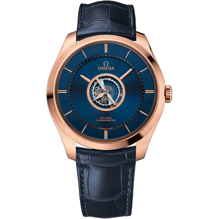 De Ville Trésor Tourbillon Sedna Gold / Blue