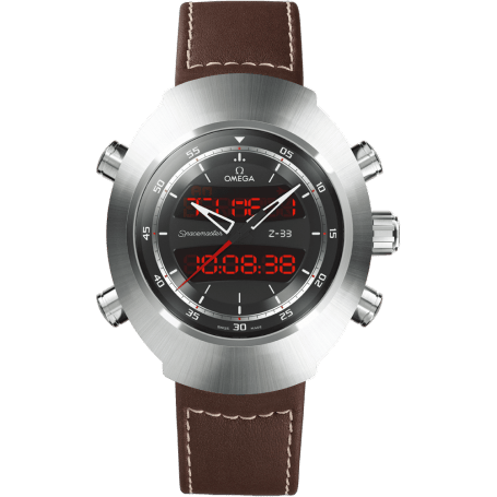 Spacemaster Z-33 Titanium / Black / Leather