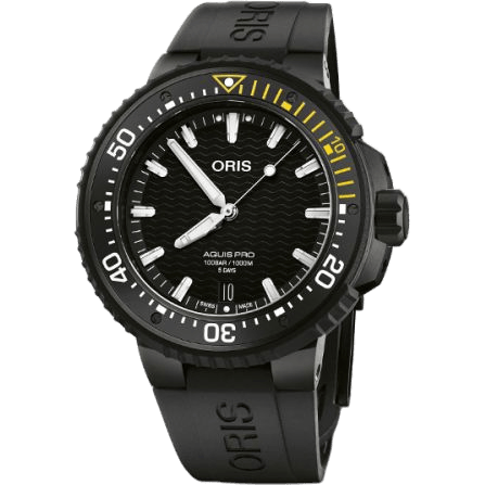 AquisPro Date Calibre 400 Titanium - DLC / Black / Rubber