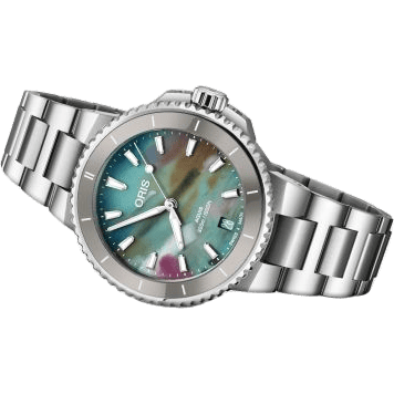 Aquis Date 36.5 Stainless Steel / Upcycle