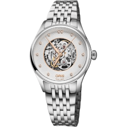 Artelier Skeleton 33 Diamonds Stainless Steel