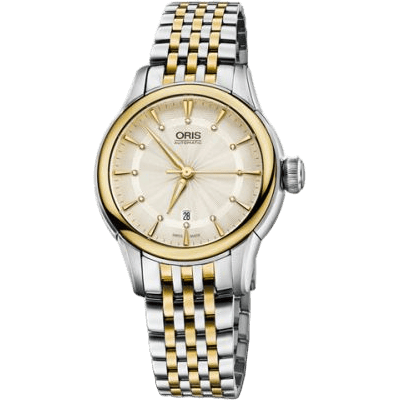 Artelier Date Diamonds 31 Stainless Steel - Yellow Gold / Jungfraujoch