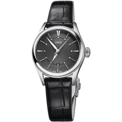 Artelier Date Diamonds 28 Stainless Steel / Grey