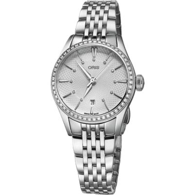 Artelier Date Diamonds 28 Stainless Steel - Diamond / Silver / Bracelet