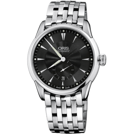 Artelier Small Second Date 40 Stainless Steel / Black / Bracelet