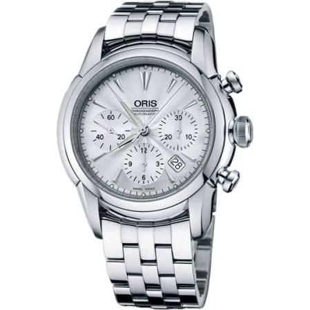 Artelier Chronograph 44.5 Stainless Steel / Silver / Bracelet