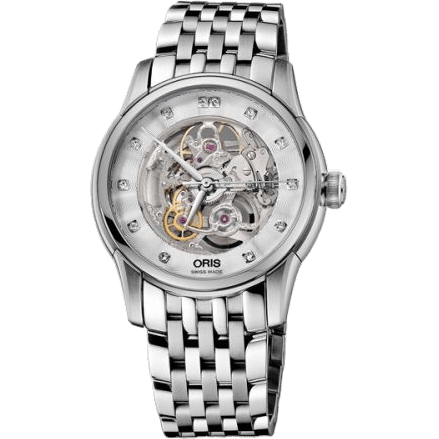 Artelier Skeleton 40.5 Diamonds Stainless Steel / Bracelet
