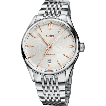 Artelier Chronometer Date 40 Stainless Steel / Silver / Bracelet