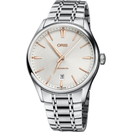 Artelier Chronometer Date 40 Stainless Steel / Silver / Bracelet