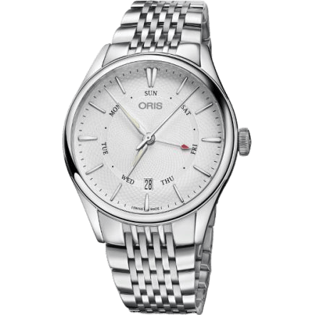 Artelier Pointer Day Date 40 Stainless Steel / Silver / Bracelet