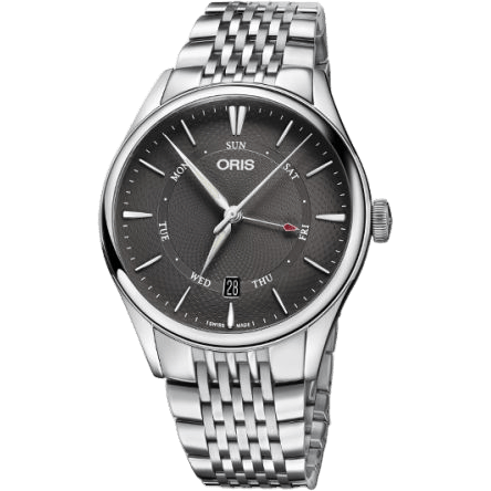 Artelier Pointer Day Date 40 Stainless Steel / Grey / Bracelet