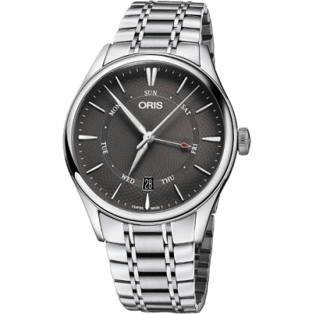 Artelier Pointer Day Date 40 Stainless Steel / Grey / Bracelet