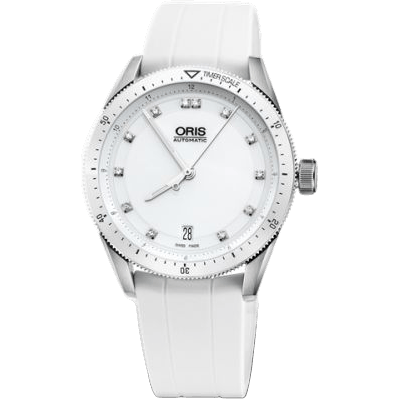 Artix GT Date Stainless Steel - Ceramic / White - Diamond / Rubber