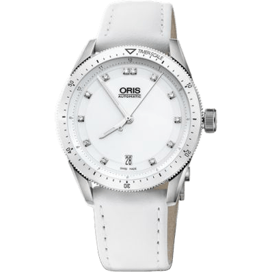 Artix GT Date Stainless Steel - Ceramic / White - Diamond