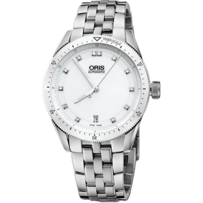 Artix GT Date Stainless Steel - Ceramic / White - Diamond / Bracelet