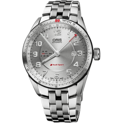 Audi Sport GMT Stainless Steel / Silver / Bracelet