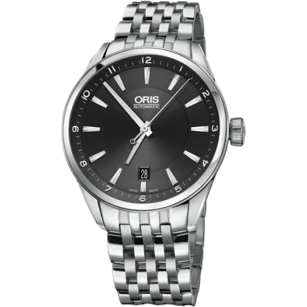 Artix Date 39 Stainless Steel / Black / Bracelet