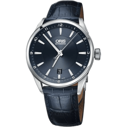 Artix Date 39 Stainless Steel / Blue