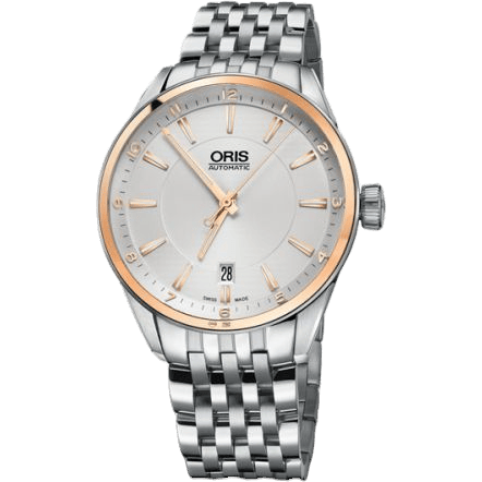 Artix Date 39 Stainless Steel - Rose Gold / Silver / Bracelet