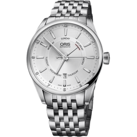 Artix Pointer Day Date Stainless Steel / Silver / Bracelet