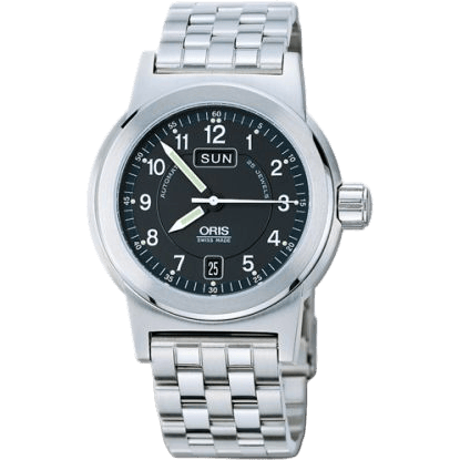 BC3 Day Date 40 Stainless Steel / Black / Bracelet