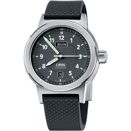 BC3 Day Date 42 Stainless Steel / Black / Rubber