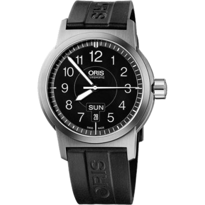 BC3 Sportsman Day Date Stainless Steel / Black / Rubber