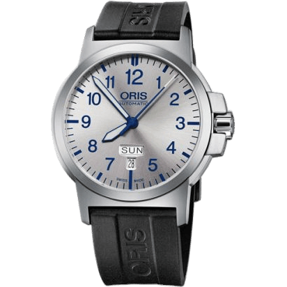 BC3 Advanced Day Date Stainless Steel / Silver / Rubber