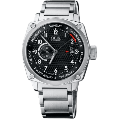 BC4 Small Second Pointer Day Stainless Steel / Black / Bracelet